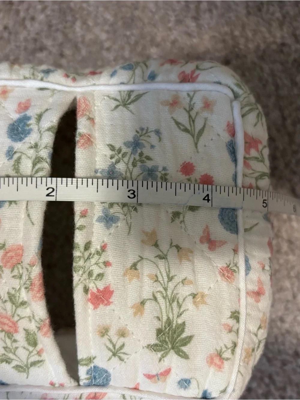 Cotton Ditsy Floral Tissue Box Cover Cottagecore Girly Home Accessory